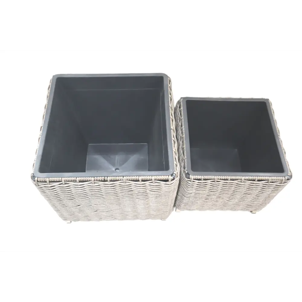 Кашпо Santreyd Green Art из искусственного ротанга 45×45 см 89350538 STLM-0960546 - Вид №1