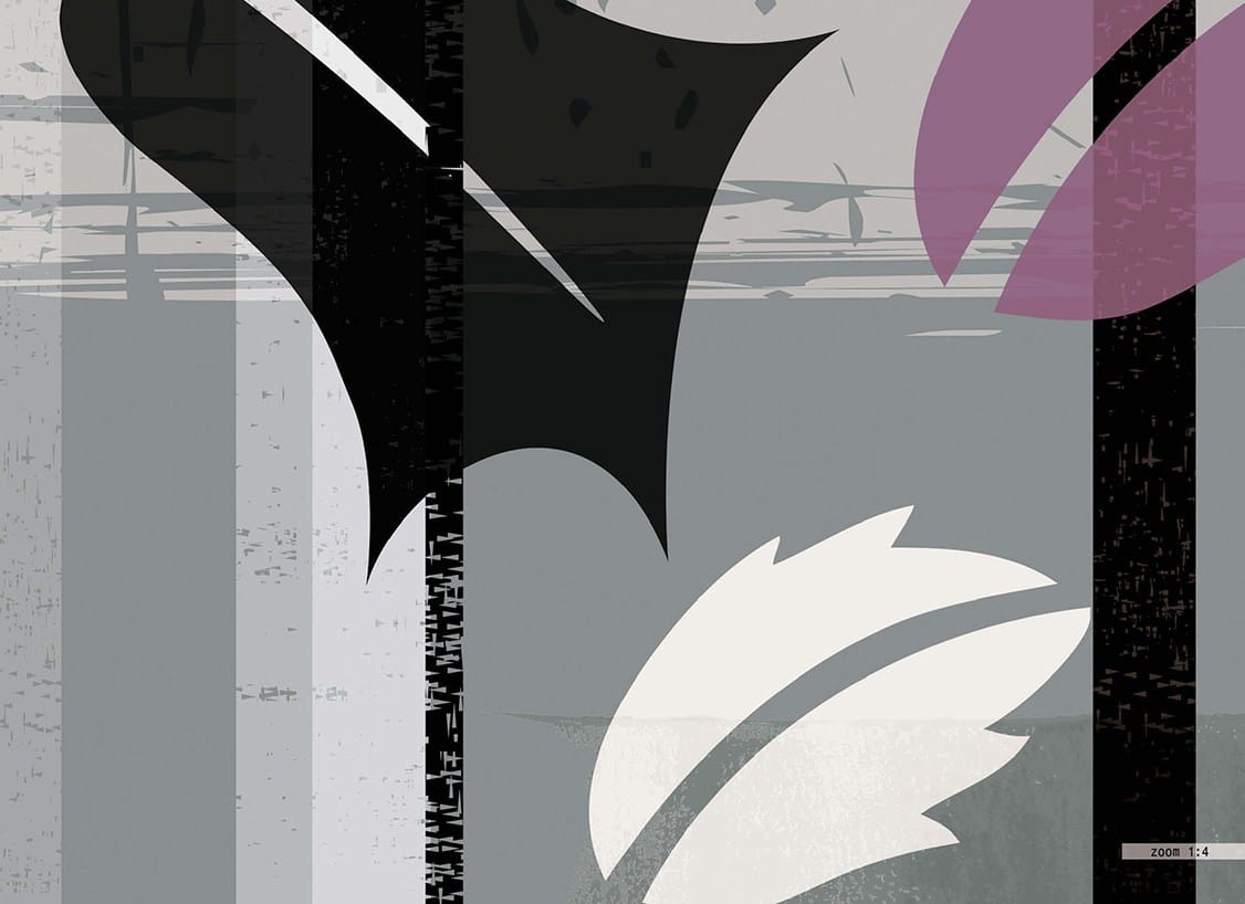 Виниловые или стекловолоконные обои N.O.W. Edizioni 4 руки Пьетро Гаэта и Алессандро Мендини ARCH-00032427 - Вид №4