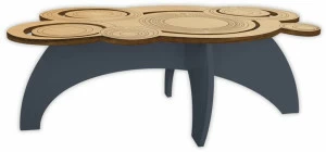 LAS Низкий стол в мдф