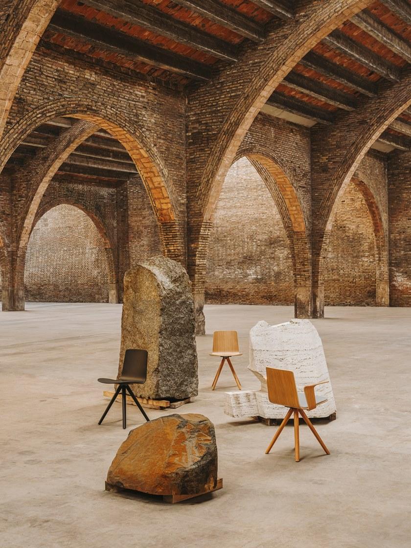 ENEA Стул на деревянной эстакаде Lottus wood sun-id-1511165 - Вид №2