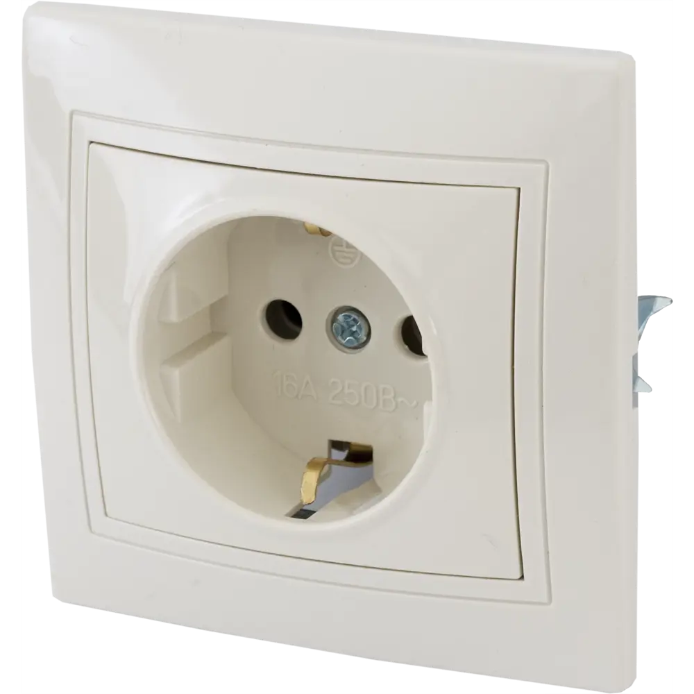 Розетка встраиваемая TDM ELECTRIC Таймыр с заземлением 85591112 Серия отсутствует STLM-1112393 - Вид №1