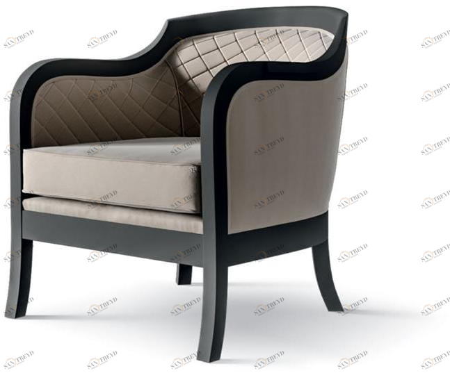 Carpanese Home Кресло из ткани с подлокотниками Heritage 5910