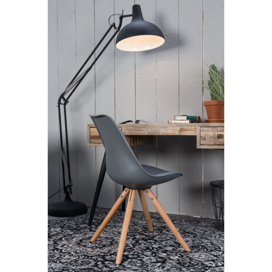 Ковер Chi 160x230 черный White Label Living 6000080 - Вид №1