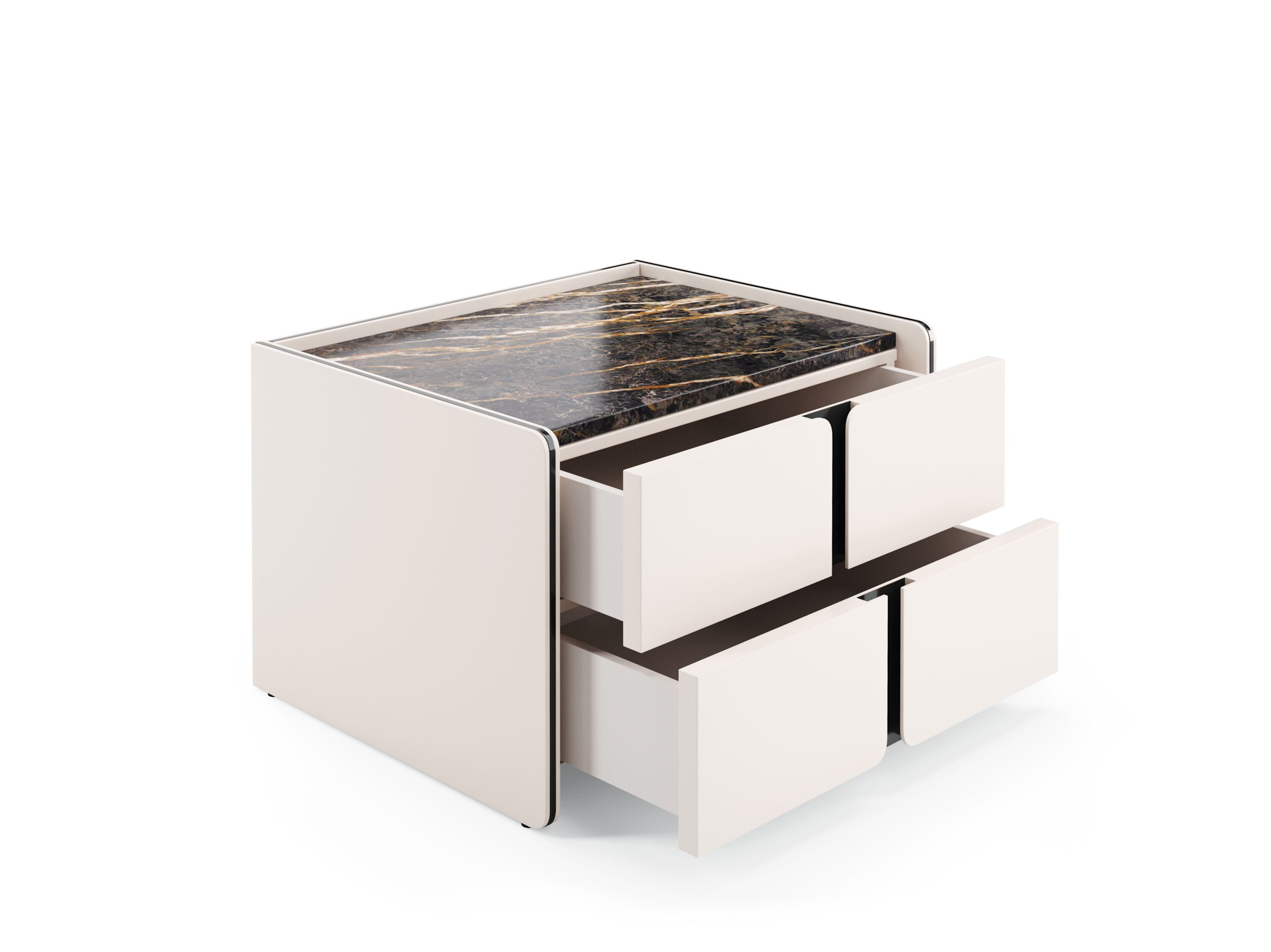 Деревянная тумбочка с ящиками PRADDY Natur ARCH-00009972 - Вид №1