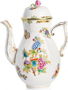 47833 Herend Кофейник 1,4л "Виктория" (с бутоном) Фарфор