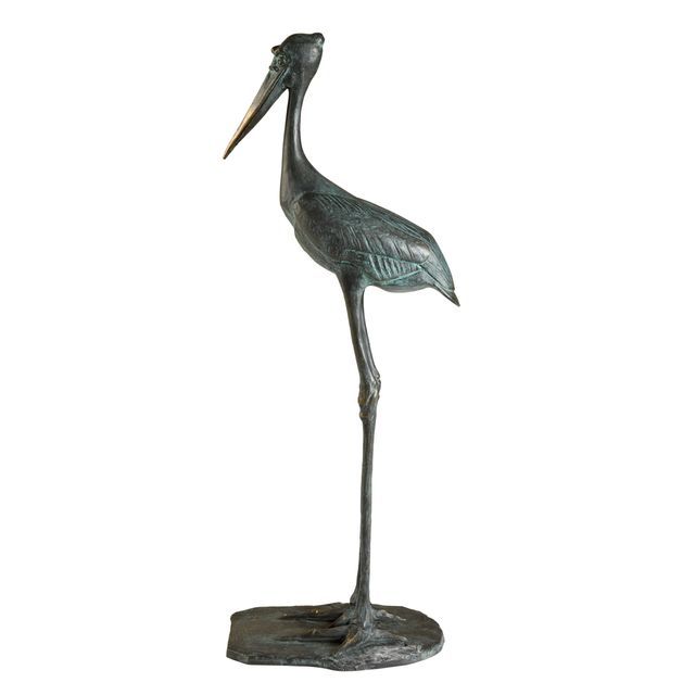 Статуэтка декоративная металлическая 48х17 см черная "Журавль" EICHHOLTZ EICHHOLTZ 062728 Бронза;черный  - Вид №2