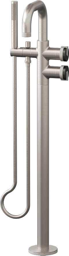 E-11557-R1BOX-L1SN-SN Смеситель напольный отдельностоящий (внешняя часть) GRAFF MOD+