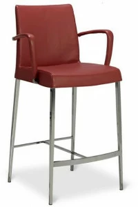 JORI Высокий табурет с подлокотниками со спинкой Perla