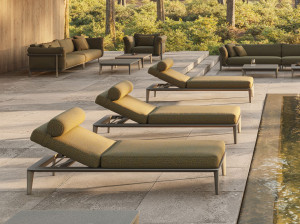 Ткань сад шезлонг