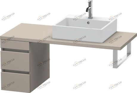 DS533501414 Шкафчик для консоли DuraStyle #DS5335 300 x 548 мм Терра, декор Duravit