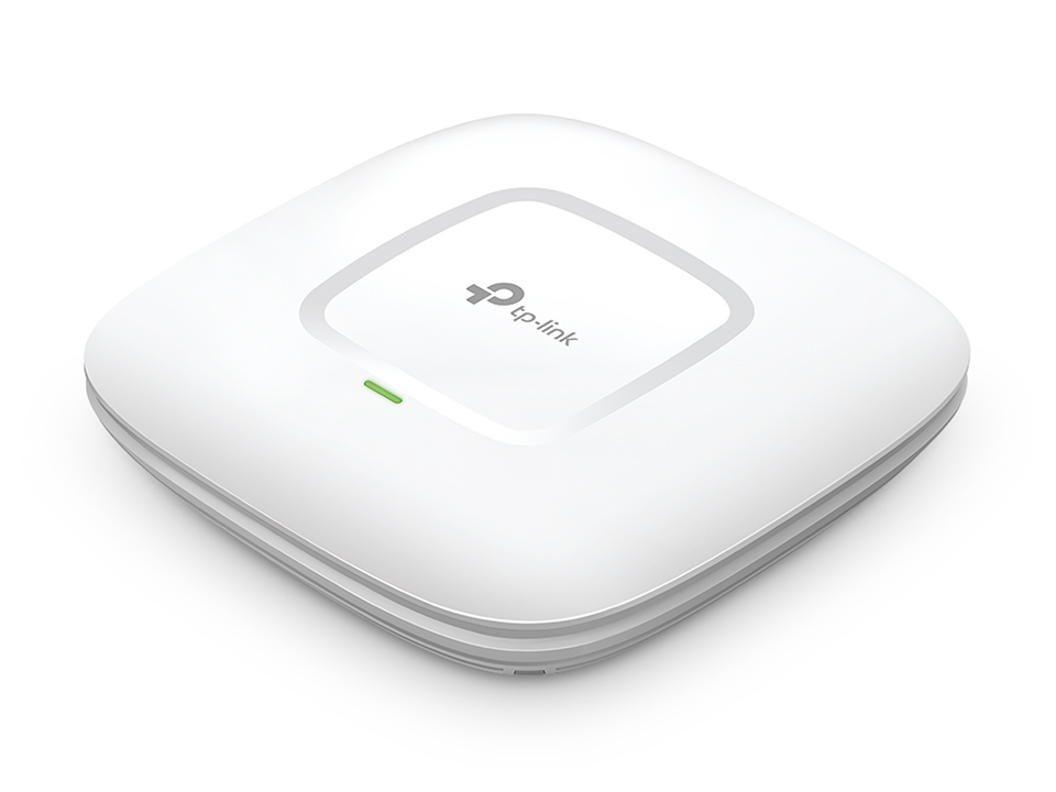 CAP1200 Ac1200 wireless dual band gigabit ceiling mount access point, 300mbps at 2.4ghz + 867mbps at 5ghz, 802.11a/b/g/n/ac, 1 gigabit lan, 802.3at poe supported, 4 internal antennas, ceiling/wall mount TP-Link Santreyd  - Вид №1