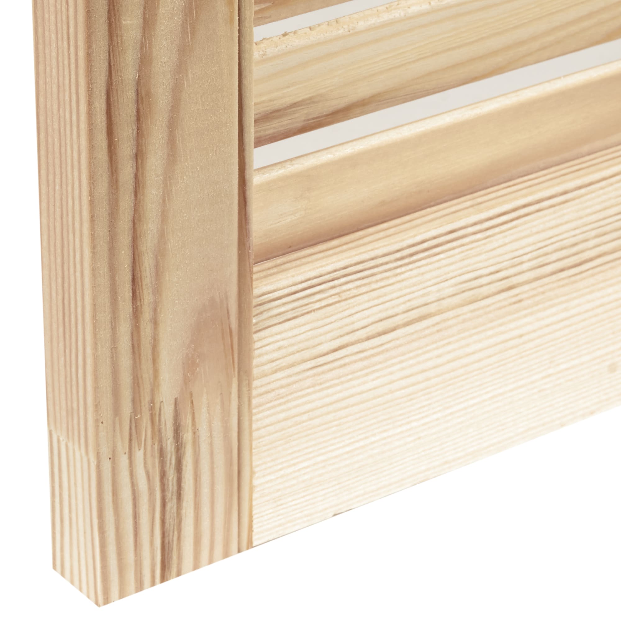 15312218 Дверка жалюзийная 715х594х20 мм хвоя сорт А Santreyd  - Вид №3