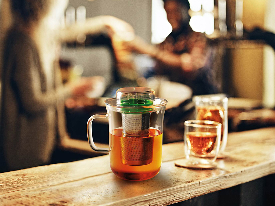 5676509BK Кружка с заварочным фильтром me cup 400 мл черная QDO  - Вид №1