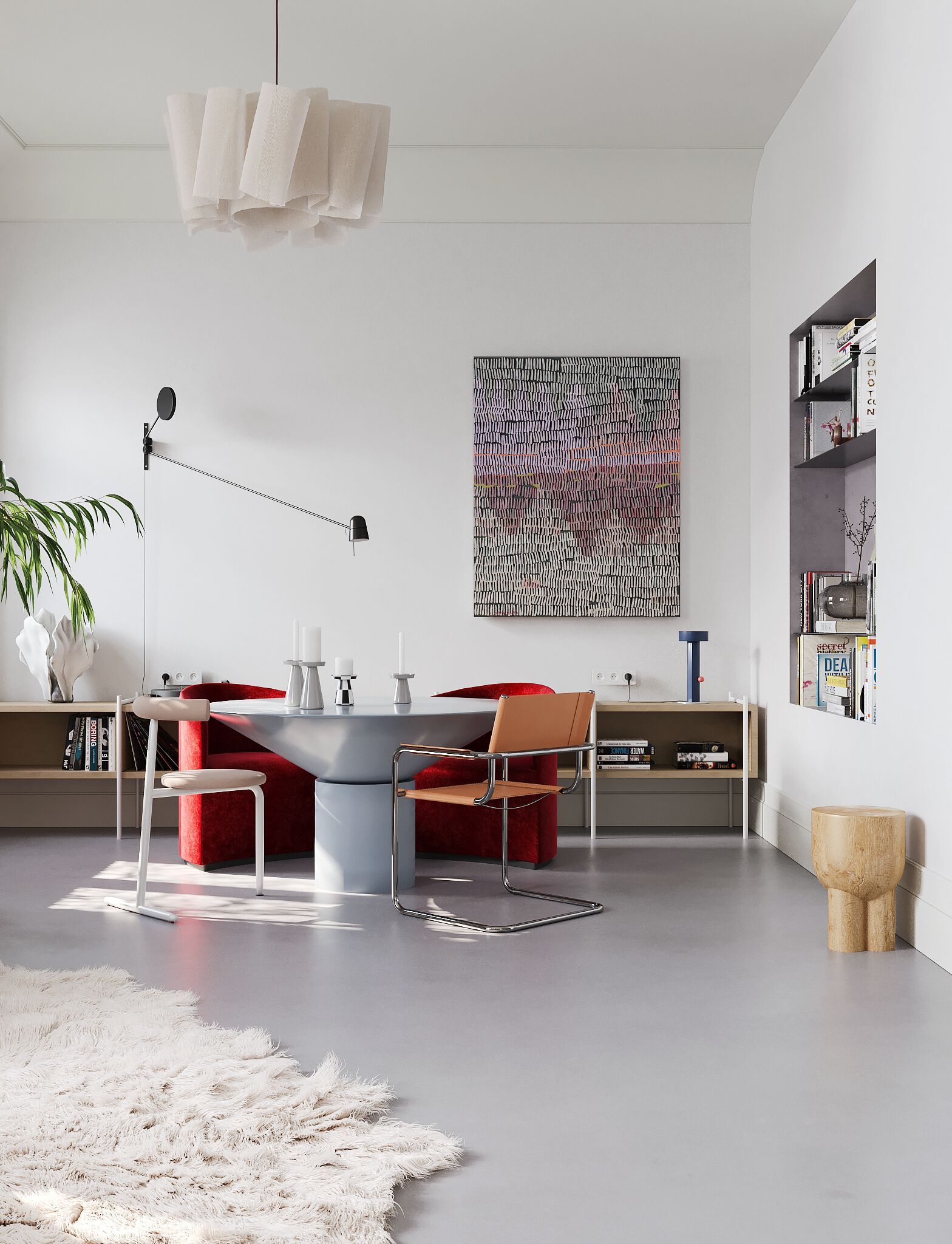 Круглый деревянный стол Secolo SILO ARCH-00016434 - Вид №3