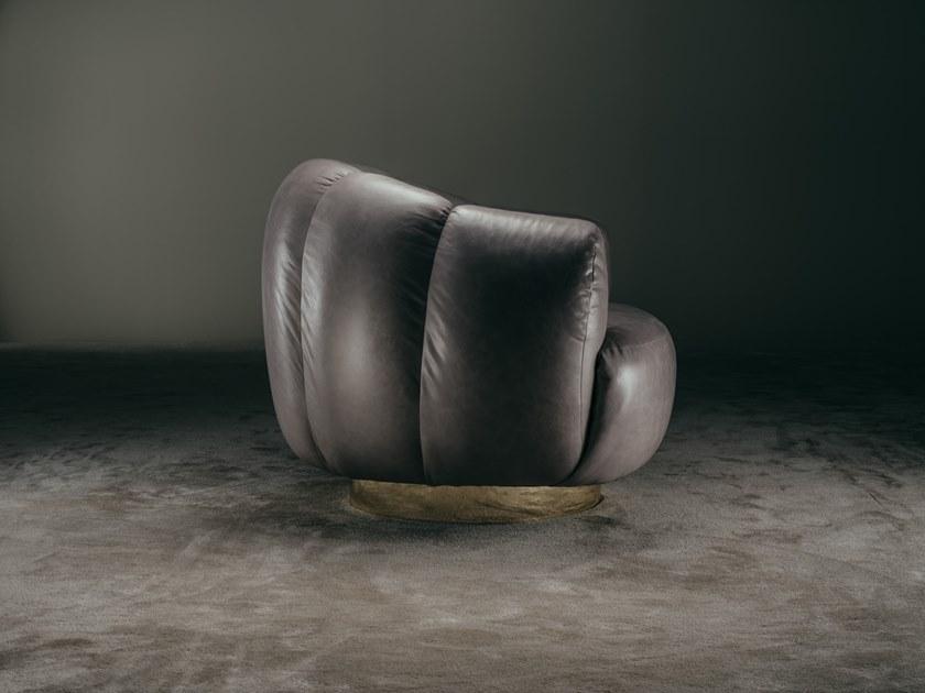 GIOPAGANI Кожаное кресло с подлокотниками Senza fine sun-id-1504590 - Вид №1