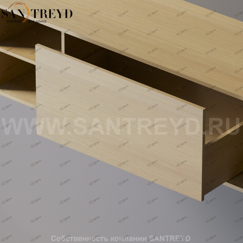 LATO Фронтальная панель ящика из натурального дуба ALF4080RT Agape