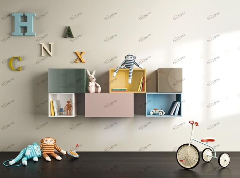 Lago Модульный деревянный книжный шкаф с ящиками 36e8 sun-id-1456158