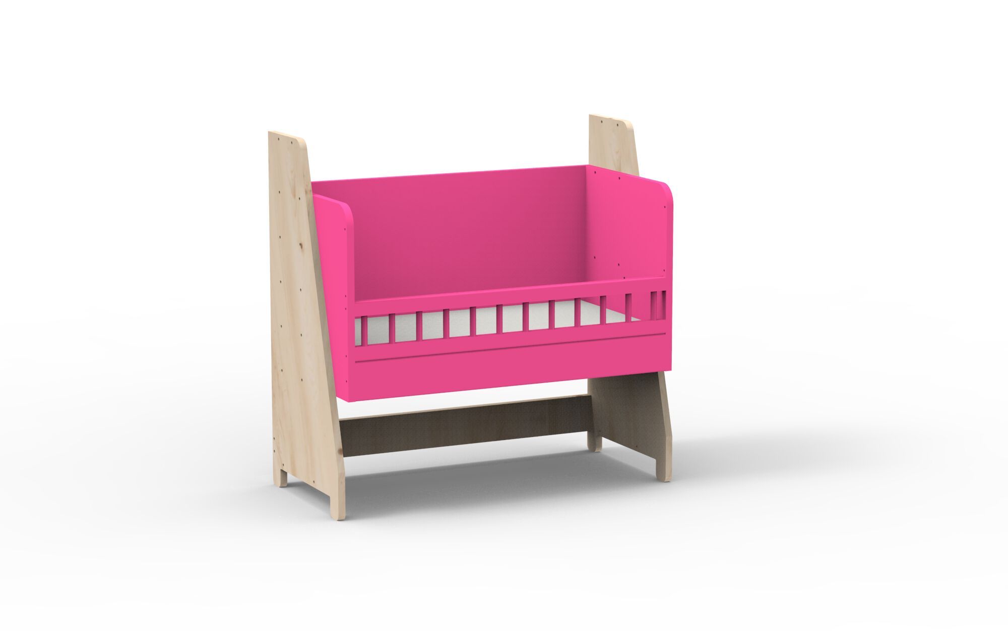 Лакированная деревянная кровать для сна Mathy by Bols ASYMETRY ARCH-00052185 - Вид №52