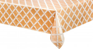 10552333 Bardwil Скатерть прямоугольная 178х264см "Лавровый лист" (золотая) Хлопок-полиэстер