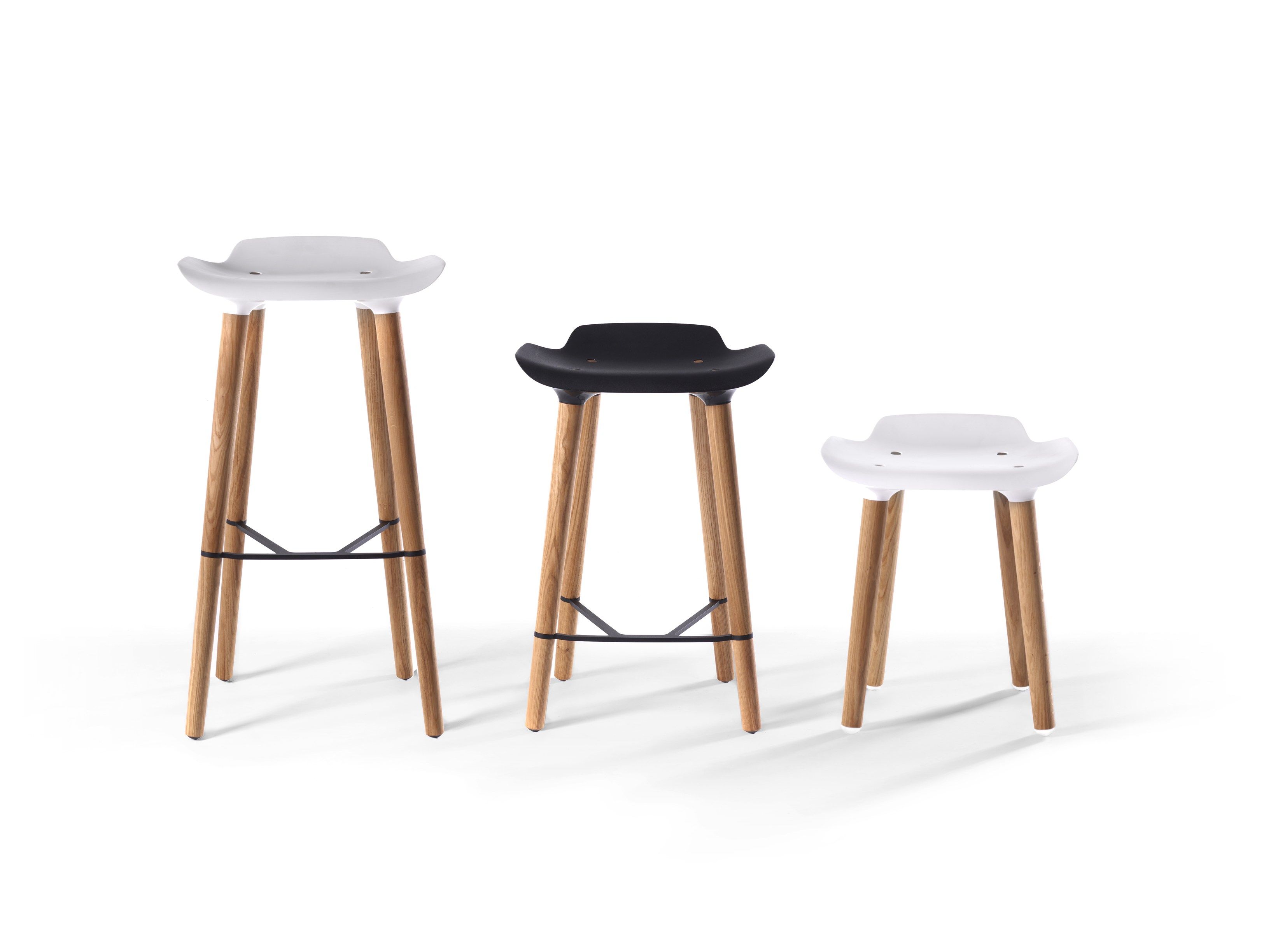 Низкий стул из дерева и полипропилена Quinze & Milan Pilot ARCH-00030889 - Вид №6