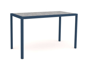 Высокий прямоугольный садовый стол