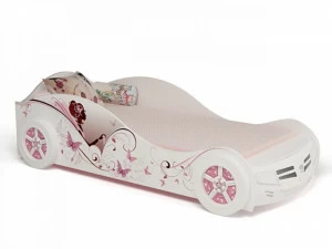 Кровать машина ABC-KING Фея со стразами Сваровски (190х90)