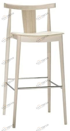 Andreu World Табурет из бука со встроенной подушкой и подставкой для ног Smile Bq0338-bq0349