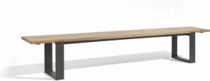 MNST1019 Скамейка лава состаренный teak 270 Manutti Prato