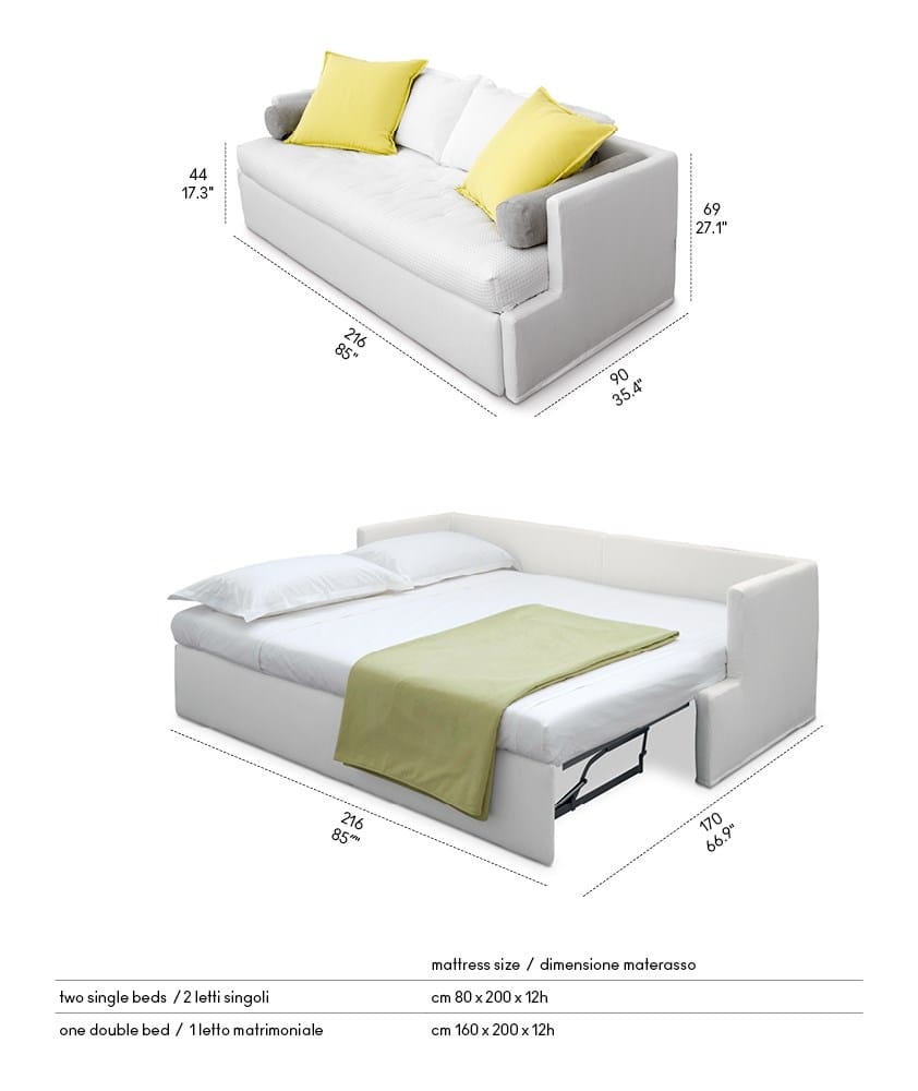 Раскладной диван-кровать из ткани Casamania & Horm ARCH-00079151 - Вид №10