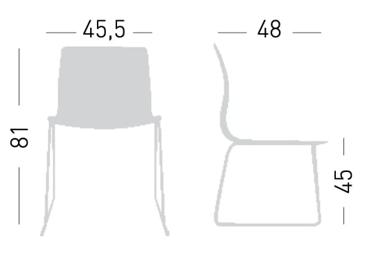 Стул для саней из инженерного пластика GABER ARCH-00077984 - Вид №3