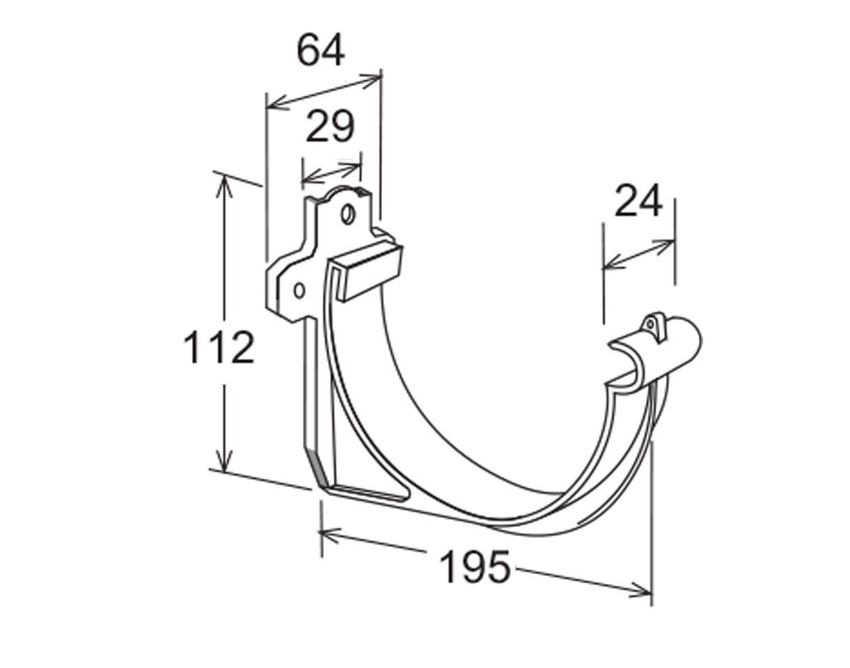 ПВХ Аист для желоба Купраелит 133 First Corporation First Plast ARCH-00072362 - Вид №2