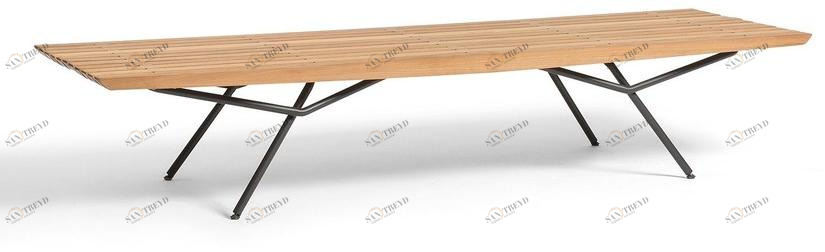 MANUTTI Скамья в ироко без спинки San sun-id-1445757