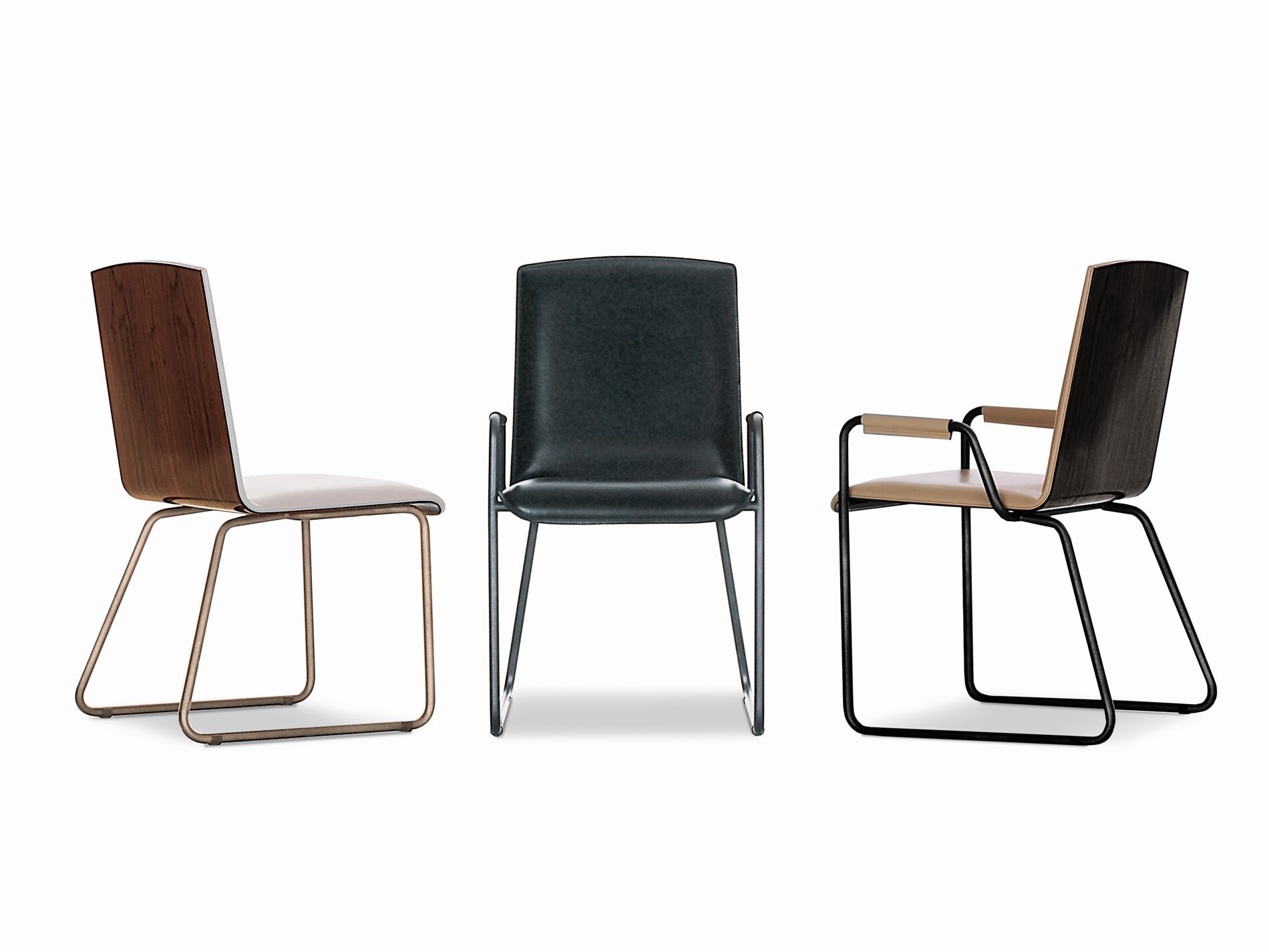 Кожаный стул для салазок i 4 Mariani ARCH-00144776 - Вид №4