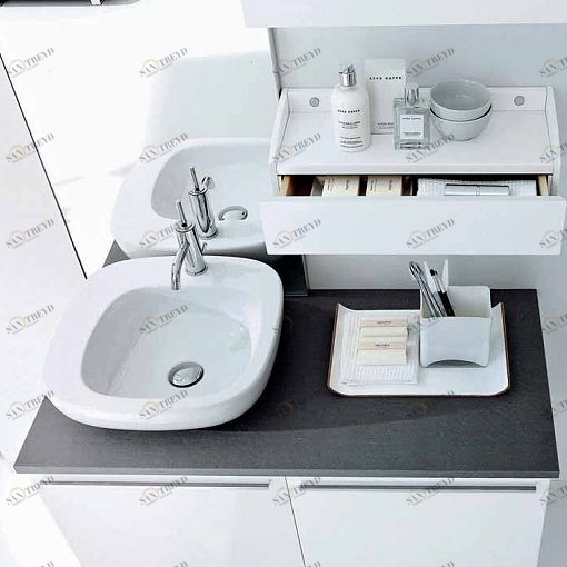 5496 Накладная раковина на столешницу  овальная Arbi 