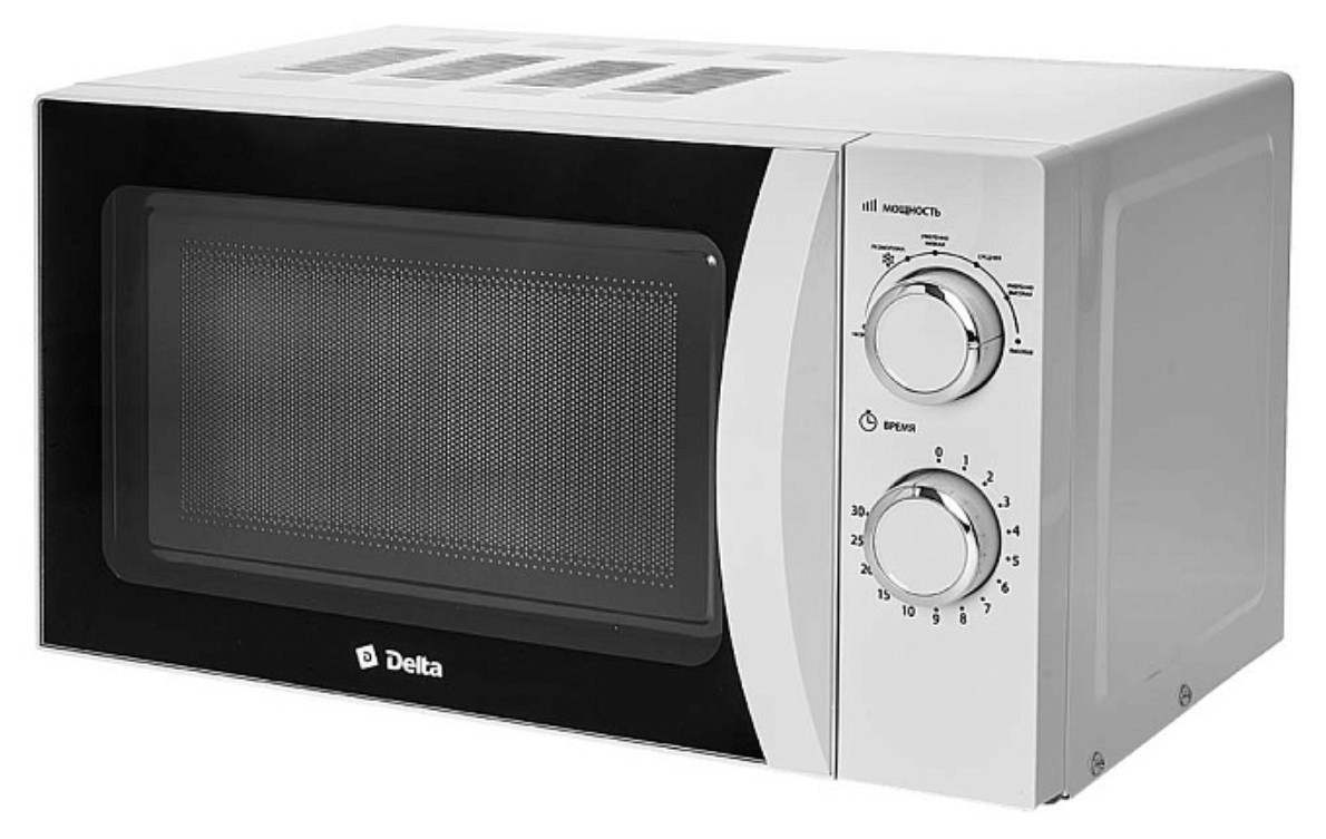 9211936 Микроволновая печь DELTA DL-88L20 белый STDN-0065032