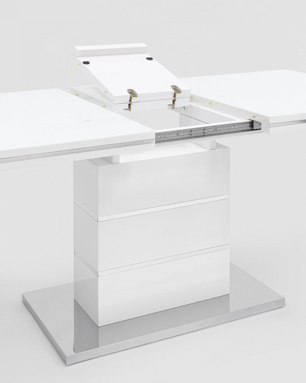 Стол обеденный раздвижной белый 140-170 см "Глазго" STOOL GROUP  00-3958843 Белый  - Вид №7