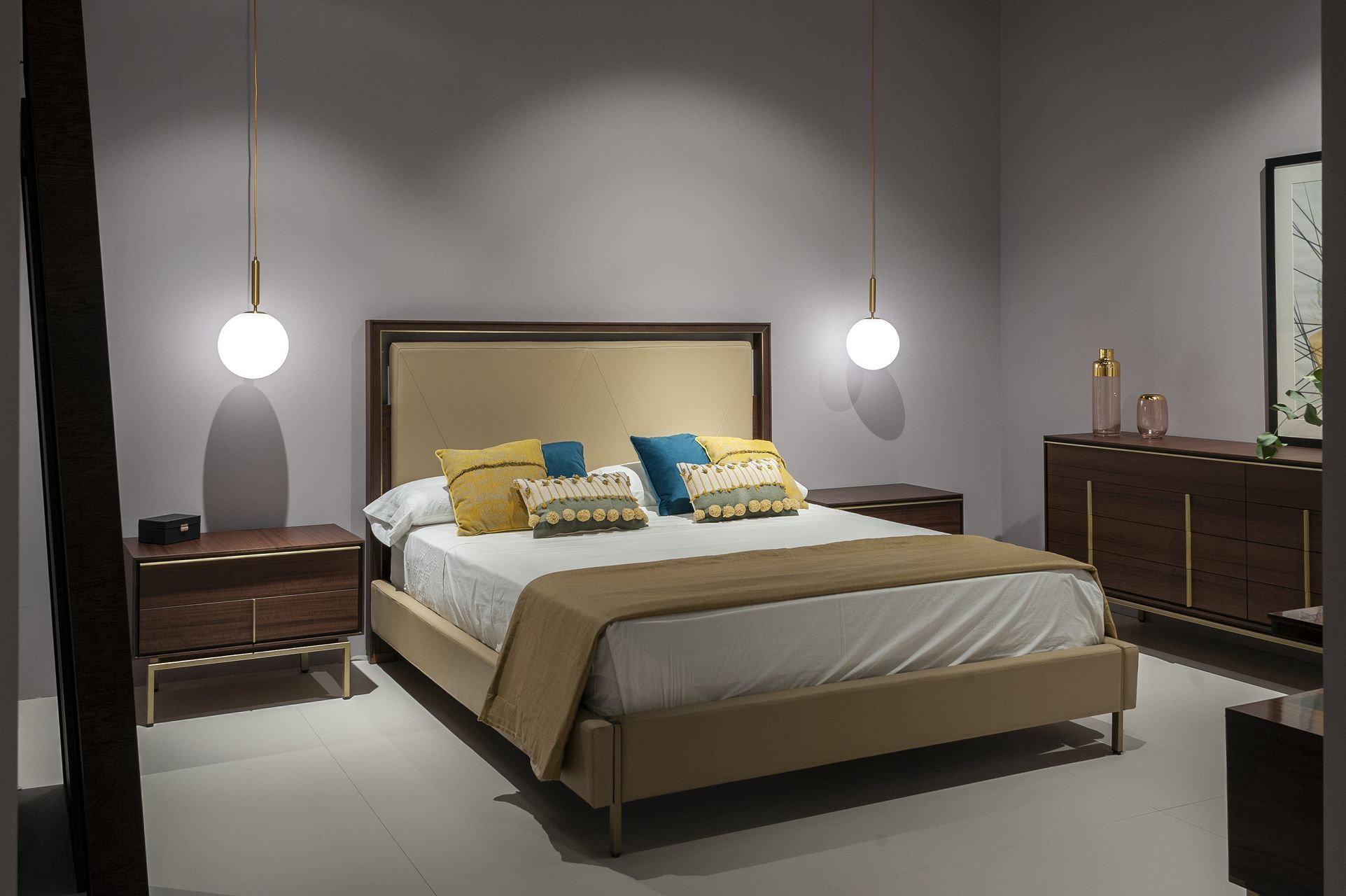 Тканевая кровать с высоким изголовьем Hurtado Evolution ARCH-00134209 - Вид №12