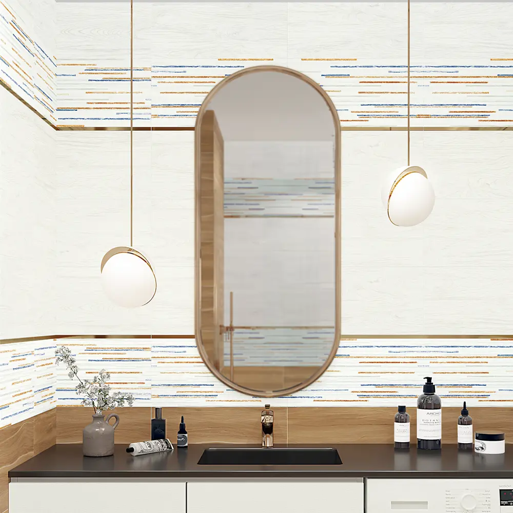 Настенная плитка Portland Light 24.9x50 см 1.49 м2 цвет белый 84766210 STLM-2194400 Santreyd