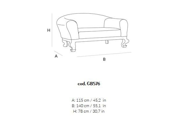 2-местный тканевый диван Lando MARRAKECH ARCH-00102003 - Вид №4