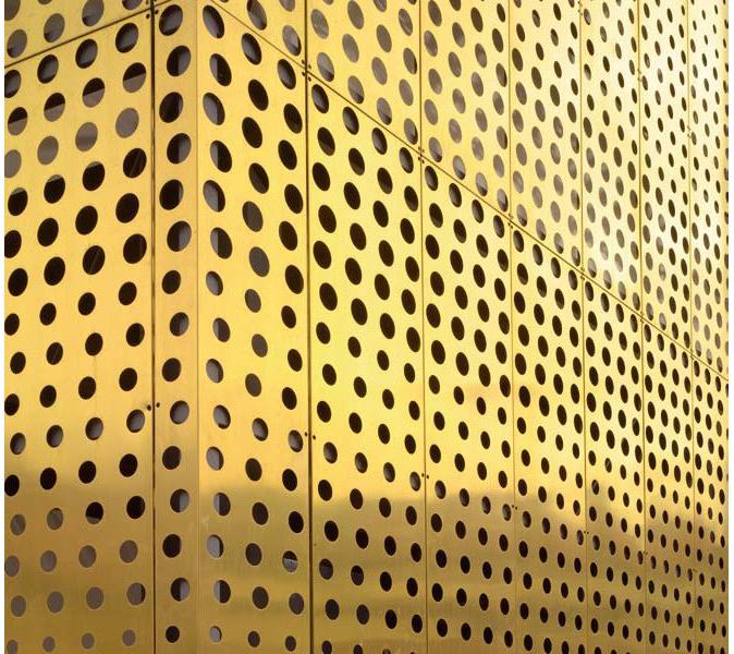 KME Architectural Solutions Перфорированный лист для облицовки фасада Tecu® design sun-id-1371222 - Вид №2