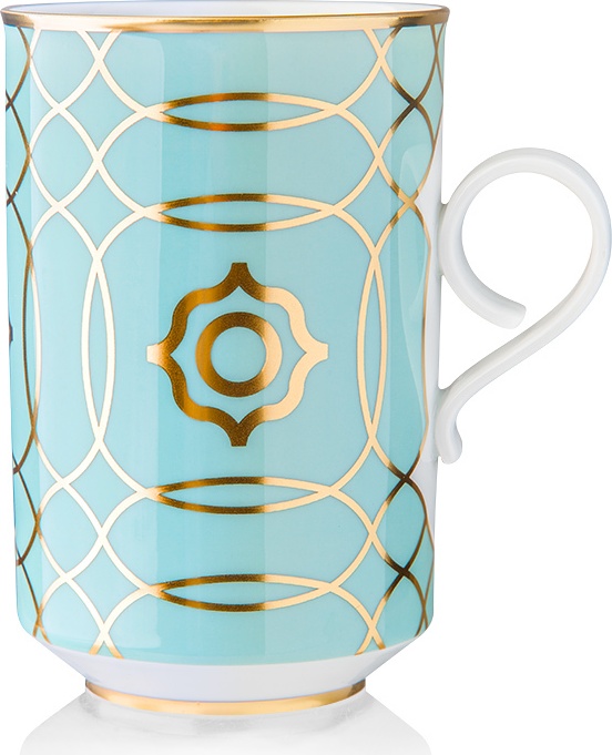 10560168 Furstenberg Кружка для горячего шоколада Furstenberg "Эсте" 320мл (Карло Даль Бьянко) Фарфор 