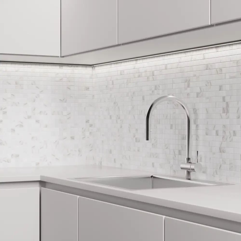 Мозаика Marble Antislip стекломасса 31.1x4.9 см цвет белый 83681513 STLM-2029929 Santreyd Мозаика Onix - Вид №6