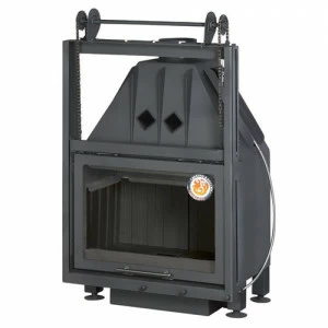 Каминная топка Экокамин АЛЬФА 700КВ с контргрузом