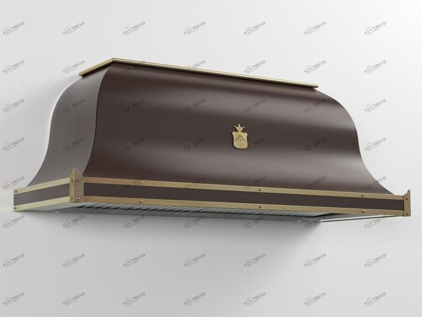 Officine Gullo Профессиональная настенная вытяжка из окрашенного металла со встроенной подсветкой sun-id-1362661