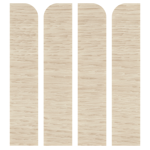 Заглушка для плинтуса, стикер  S81402.34 HANNAHHOLZ 