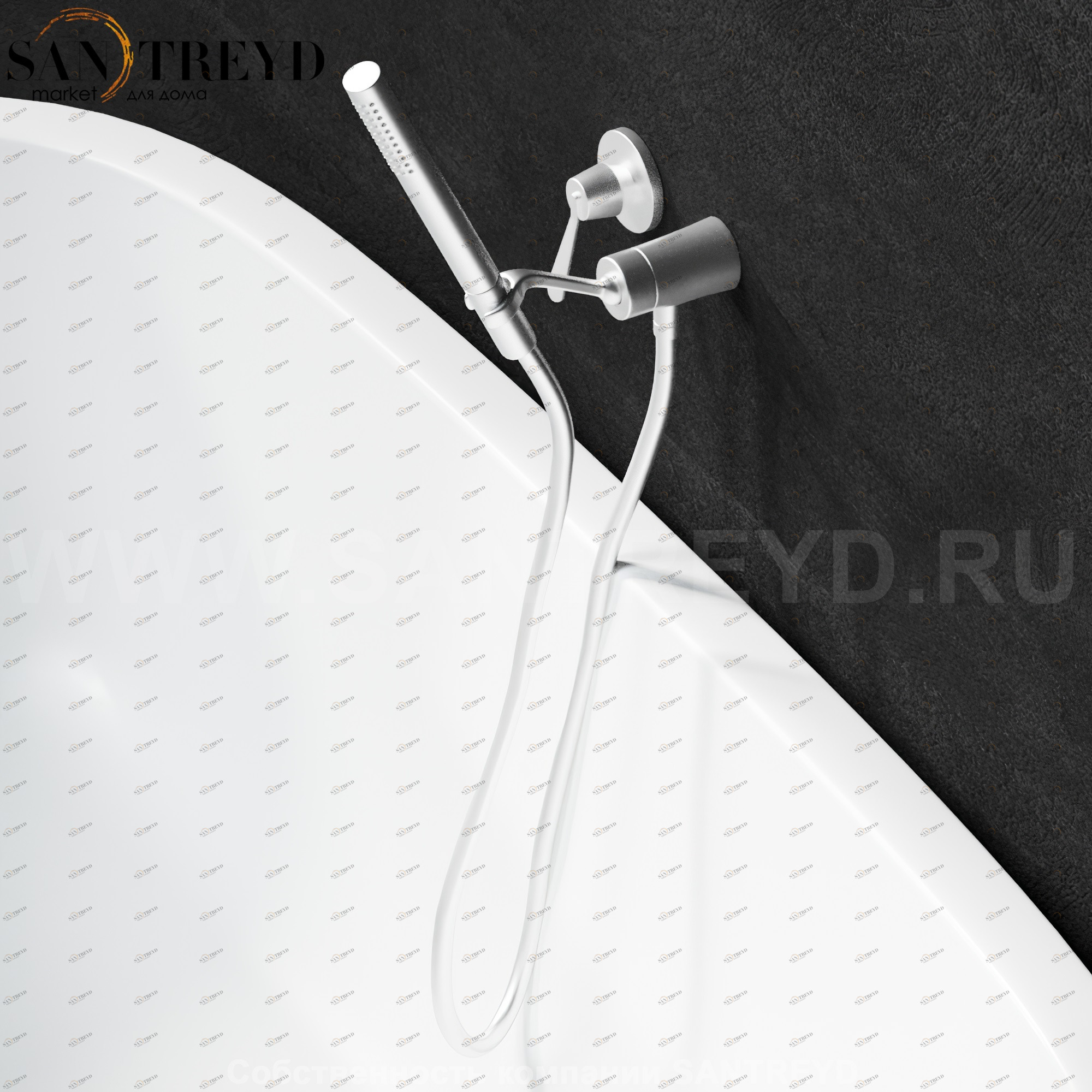 Душевая система FEZ хромированная матовая Agape ARUB060000LSP