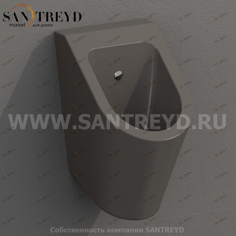 FO029AT Настенный писсуар, уринал с мушкой Ceramica Globo FORTY3