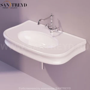 LA11BIANCO Подвесная раковина настенная овальная Simas Lante белая