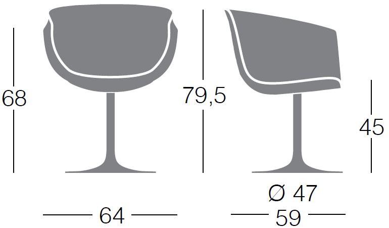 Segis Кресло из полиуретана для залов ожидания Derby S0092  - Вид №1