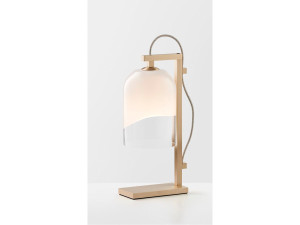 Настольная лампа из дутого стекла